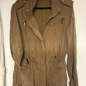 Max Jeans Brown Utility Jacket